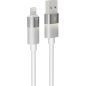 AVAX CB310 GLOWY USB-A - Lightning Ladekabel, weiß - 1m