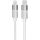 AVAX CB314 GLOWY 27W USB-C - Lightning Schnellladekabel, weiß - 1m