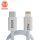 AVAX CB611LB MAGNETY 27W USB-C - LIGHTNING magnetisches Schnellladekabel, geflochten, hellblau - 1m