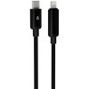 AVAX CB650 PULSEY 27W USB-C – Lightning Schnellladekabel, geflochten, grau - 0.5m