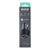 AVAX CC301B CARLY 2x USB A 12W Autoladegerät, Schwarz