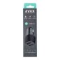 AVAX CC301B CARLY 2x USB A 12W Autoladegerät, Schwarz
