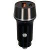AVAX CC304B CARLY USB-C (PD3.0)+USB-A (QC) 38W Autoladegerät, Schwarz