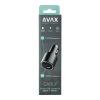 AVAX CC680B CARLY+ USB A + Typ C 140W Autoladegerät, schwarz