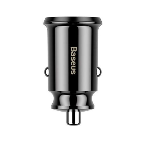 Baseus Korn Autoladegerät 3,1 A, 2×USB Typ-A, Schwarz