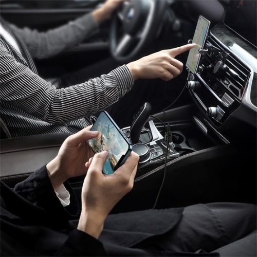 Baseus Grain Pro Autoladegerät 24W, 2×USB Typ-A, Weiß