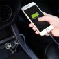   Baseus Y Typ Autoladegerät 17W, 2×USB Typ-A + Zigarettenanzünderausgang, Schwarz