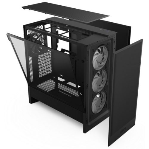 NZXT Midi - H5 Flow RGB (2024) - Matt schwarz - CC-H52FB-R1