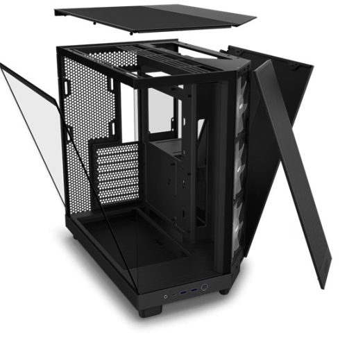 NZXT Midi - H6 Flow RGB - Matt schwarz - CC-H61FB-R1