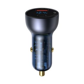   Baseus Particular PPS Auto-Schnellladegerät 65W, USB Typ-A + USB Typ-C, Grau
