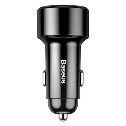 Baseus Magic Auto-Schnellladegerät 45W, 2×USB Typ-A, Schwarz