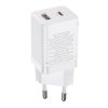 Baseus Super Si Pro Netzladegerät 30W, USB Typ-C + USB Typ-A, weiß