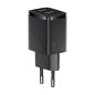 Baseus Kompaktes Netzladegerät 10,5W, 2×USB Typ-A, Schwarz