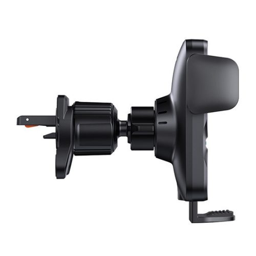 Baseus Wisdom kabelloses Auto-Telefonladegerät und -halterung, die am Lüftungsgitter befestigt werden kann, schwarz
