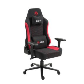 MARVO Kahn Roter Gaming-Stuhl - Schwarz/Rot