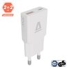 AVAX CH641W NANO SLIM 30W Ladegerät USB-C (PD3.0)+USB-A (QC3.0), weiß