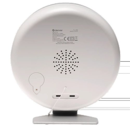 Denver CRL-342 - FM Radiowecker mit Wecklicht und Naturgeräuschen - Weiß