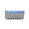 Denver CRQ-225 Radiowecker mit Bluetooth-Funktion und kabellosem Laden - Grau
