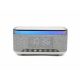 Denver CRQ-225 Radiowecker mit Bluetooth-Funktion und kabellosem Laden - Grau