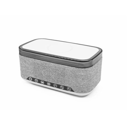 Denver CRQ-225 Radiowecker mit Bluetooth-Funktion und kabellosem Laden - Grau