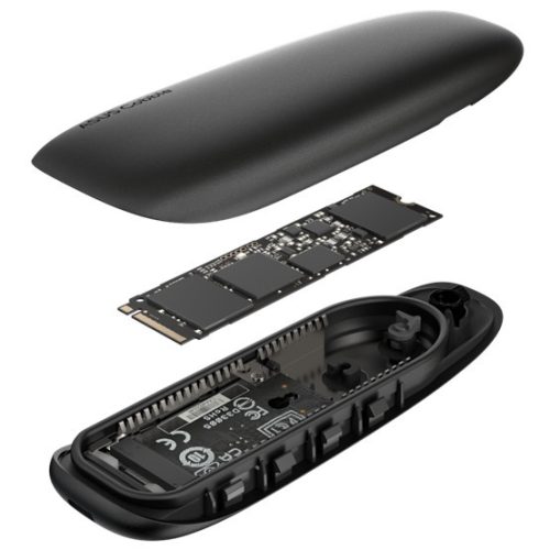 ASUS COBBLE - externes Gehäuse - m.2 NVMe SSD > USB3.2 Typ-C - ESD-A1A