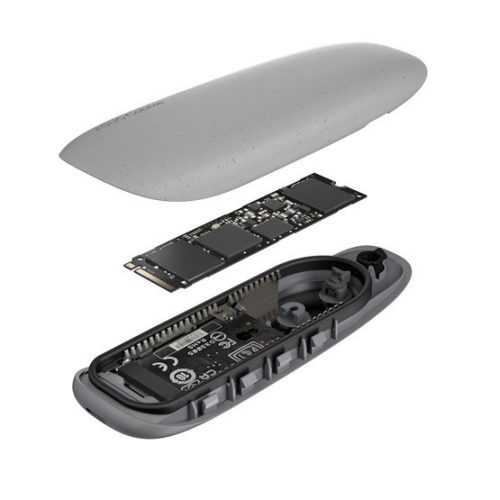 ASUS COBBLE - externe Gehäuse - m.2 NVMe SSD > USB3.2 Typ-C - ESD-A1A - Grau