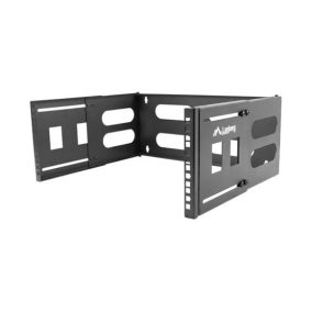   Lanberg Klappbarer 19-Zoll-4U-Rahmen 497x400/213, zur Wandmontage, schwarz