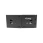   Lanberg Klappbarer 19-Zoll-4U-Rahmen 497x400/213, zur Wandmontage, schwarz