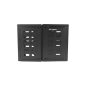   Lanberg Klappbarer 19" 8U Rahmen 497x400/387, zur Wandmontage, schwarz