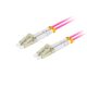 Lanberg Optikai Patch MM LC/UPC-LC/UPC Duplex 20m LSZH OM4 50/125 3.0mm Lila
