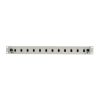 Lanberg 19" optischer Patch-Panel 12xSC Simplex / 12xLC Duplex Grau