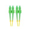 Lanberg Optikfaser-Patch SM SC/APC-SC/APC Duplex 2m LSZH G657A1 3.0mm Gelb