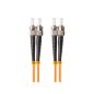   Lanberg Optikfaser-Patch MM ST/UPC-ST/UPC Duplex 10m LSZH OM2 50/125 3.0mm Orange