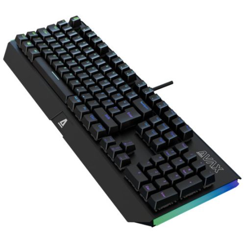 AVAX FS01 Mechanische Aluminium-Tastatur in Originalgröße mit Outemu roten Schaltern, ungarisches Layout