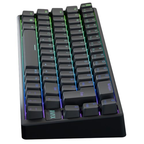 AVAX GM01 65% RGB mechanische kabelgebundene Tastatur mit Outemu braunen Schaltern, ungarisches Layout