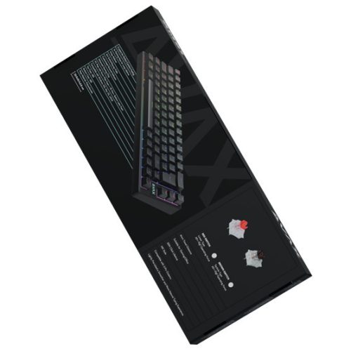 AVAX GM01 65% RGB mechanische kabelgebundene Tastatur mit Outemu roten Schaltern, ungarische Layout