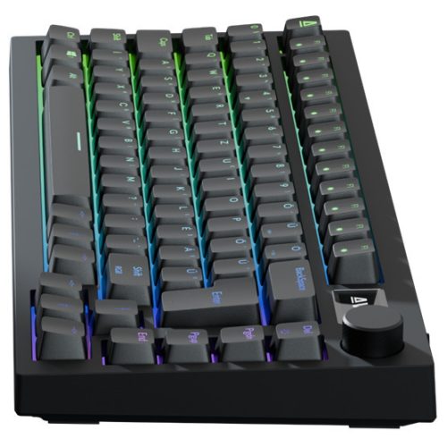 AVAX GM02 75% Dichtung RGB mechanische verkabelte Tastatur mit Outemu braunen Schaltern, ungarische Layout