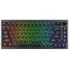 AVAX GM02 PRO 75% Dichtung RGB Tri-Mode mechanische Tastatur mit Gateron roten Schaltern, ungarische Tastenanordnung