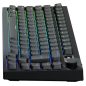   AVAX GM02 PRO 75% Dichtung RGB Tri-Mode mechanische Tastatur mit Gateron roten Schaltern, ungarische Tastenanordnung