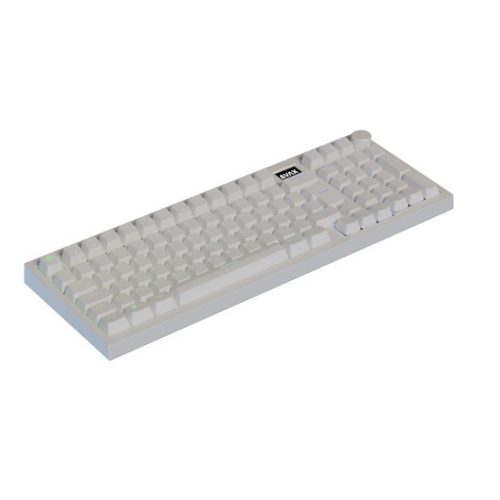 AVAX GM03 PRO Weiß 98% Dichtung RGB Tri-Mode mechanische Tastatur Gateron Rote Schalter, ungarische Layout