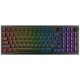 AVAX GM03 PRO 98% Dichtung RGB Tri-Mode Mechanische Tastatur mit Gateron Rote Schalter, ungarische Layout