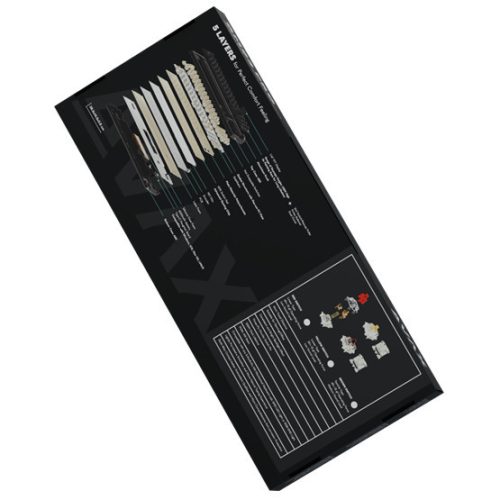 AVAX GM03 PRO 98% Dichtung RGB Tri-Mode Mechanische Tastatur mit Gateron Rote Schalter, ungarische Layout