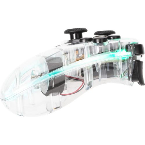 MARVO Ghost 40 - kabelloser Controller - transparent - RGB-Beleuchtung