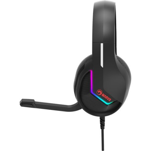 MARVO Tactic 40 kabelgebundenes Headset - Schwarz - RGB-Beleuchtung