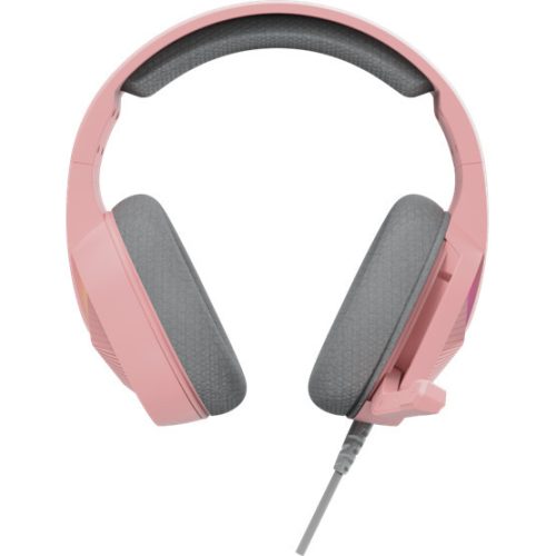 MARVO Tactic 40 kabelgebundenes Kopfhörer - Pink - RGB Beleuchtung