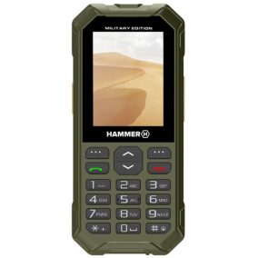   HAMMER 6 LTE Militärausgabe 2,4" Dual-SIM Tropfen-, Staub- und stoßfestes Mobiltelefon - schwarz