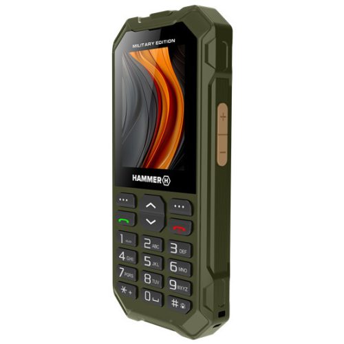 HAMMER 6 LTE Militärausgabe 2,4" Dual-SIM Tropfen-, Staub- und stoßfestes Mobiltelefon - schwarz