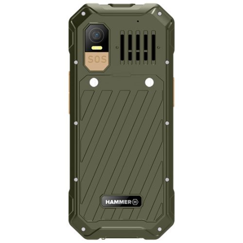 HAMMER 6 LTE Militärausgabe 2,4" Dual-SIM Tropfen-, Staub- und stoßfestes Mobiltelefon - schwarz