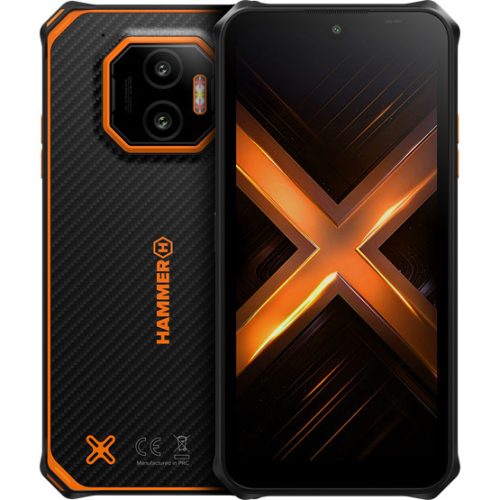 HAMMER ENERGY X2 6,1 6/128GB Dual SIM Smartphone - Schwarz/Orange