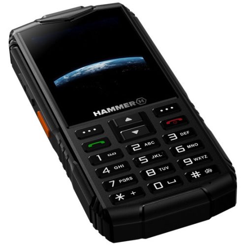 HAMMER Horizon LTE 2,4" Dual SIM stoß-, staub- und stoßfestes Mobiltelefon - Schwarz